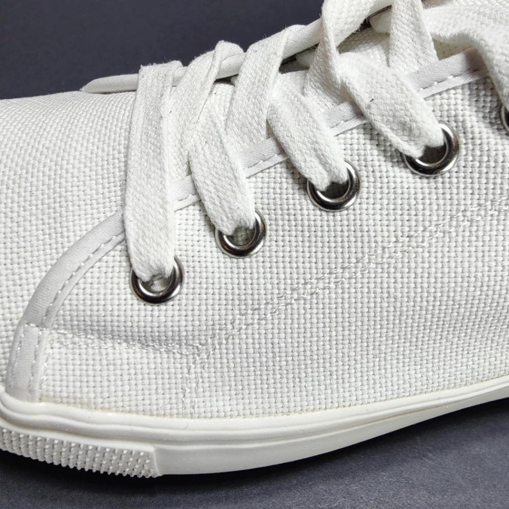 Steve Madden Elore Off White Light Tan Lace Up Platform Sneaker Women's Shoe 9M - Picture 7 of 11